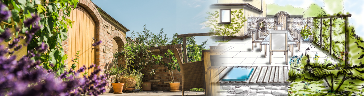 Terrassenbau - Der Sitzplatz im Grünen, Holzterrasse Leipzig